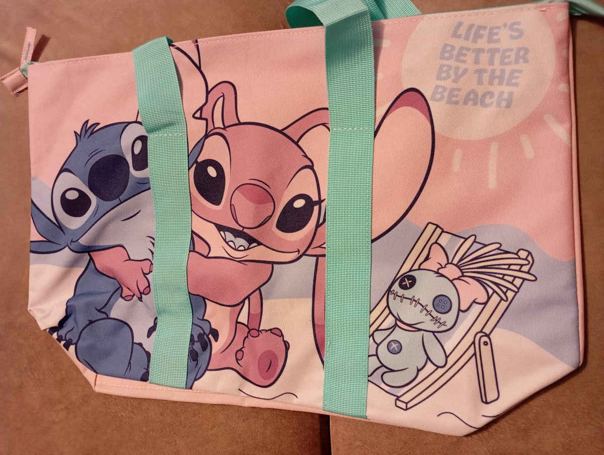 Cerda Disney Lilo Stitch Kids Beach Bag Lilac 47x33x30cm