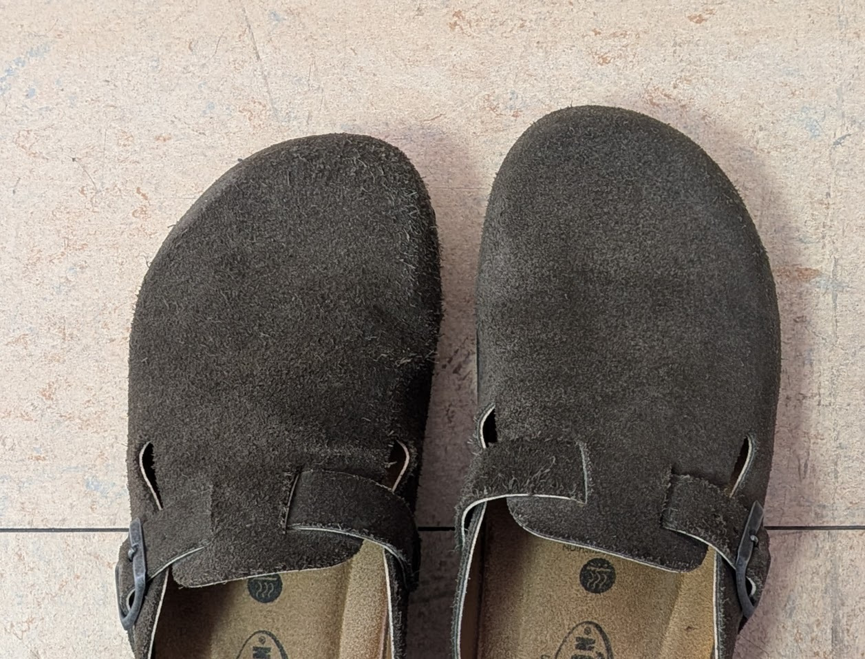 Anatomical Leather Women's Slippers Beige