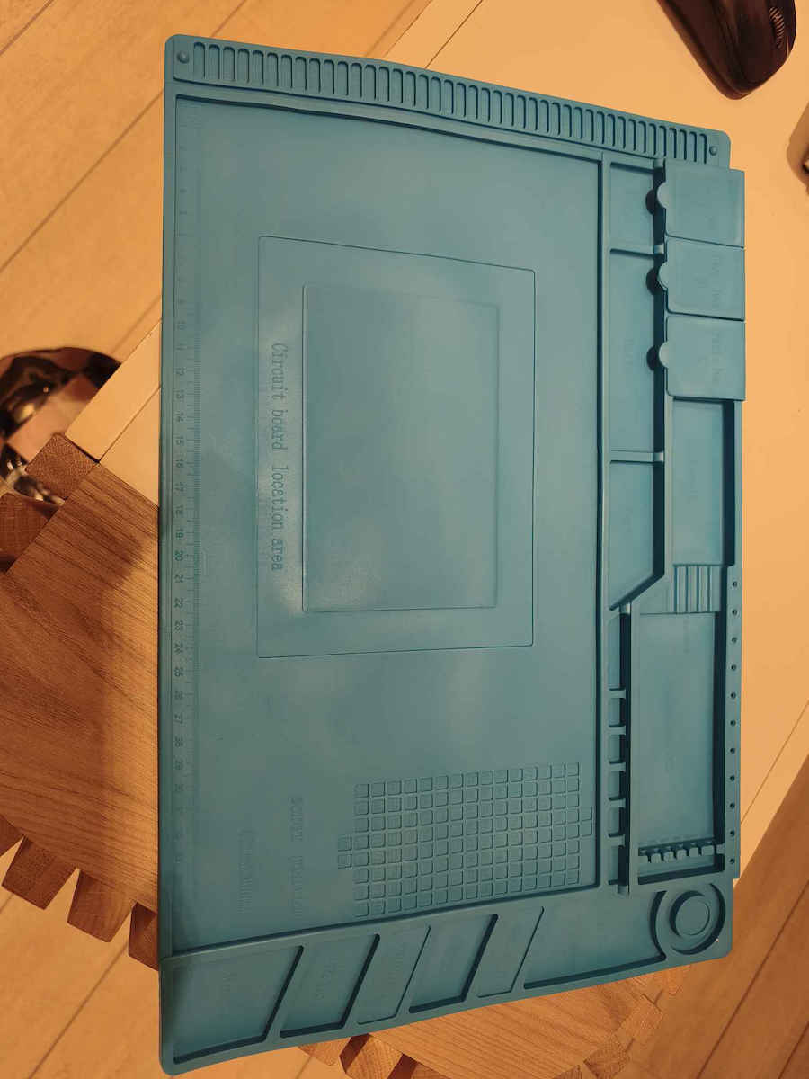 Best Αντιστατικός, Ελαστικός, 45x30cm Blue Βάση Επισκευής για Service Κινητών