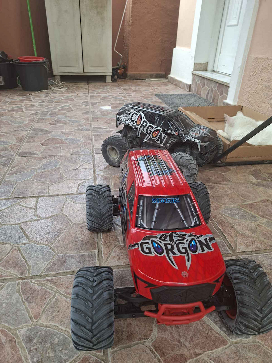 Arrma Gorgon 4X2 Mega 550 Τηλεκατευθυνόμενο Αυτοκίνητο Monster Truck 2WD Κόκκινο