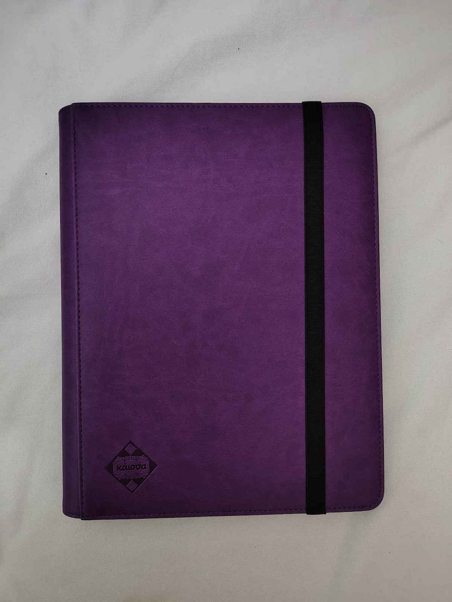 Kaissa Binder 9-Pocket Standard Size Blue