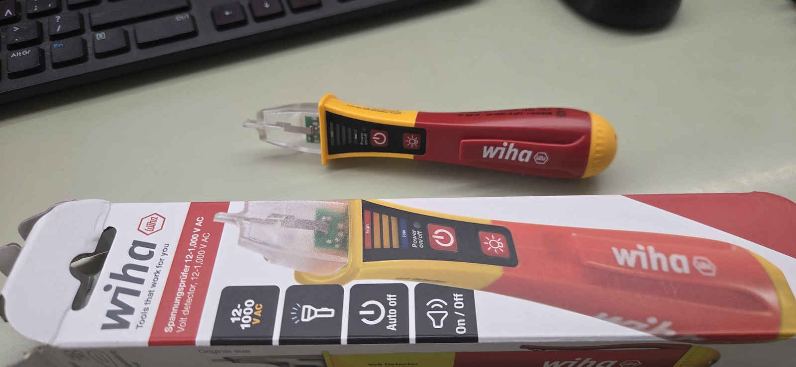Wiha Ανιχνευτής Τάσης 43797 AC CAT IV με Εύρος Μέτρησης 1 - 1200V