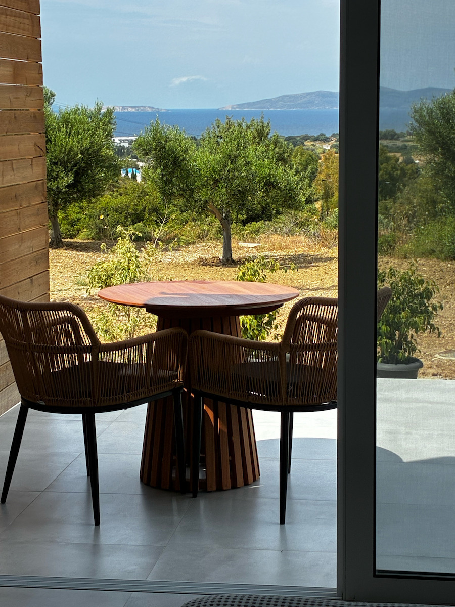 Πολυθρόνα Εξωτερικού Χώρου Rattan Naoki Φυσική Απόχρωση με Μαξιλάρι 59x62.5x78εκ.
