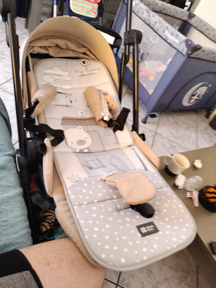 Kikka Boo Stroller Seat Liner Double Sided 82x32x1.5cm Pink