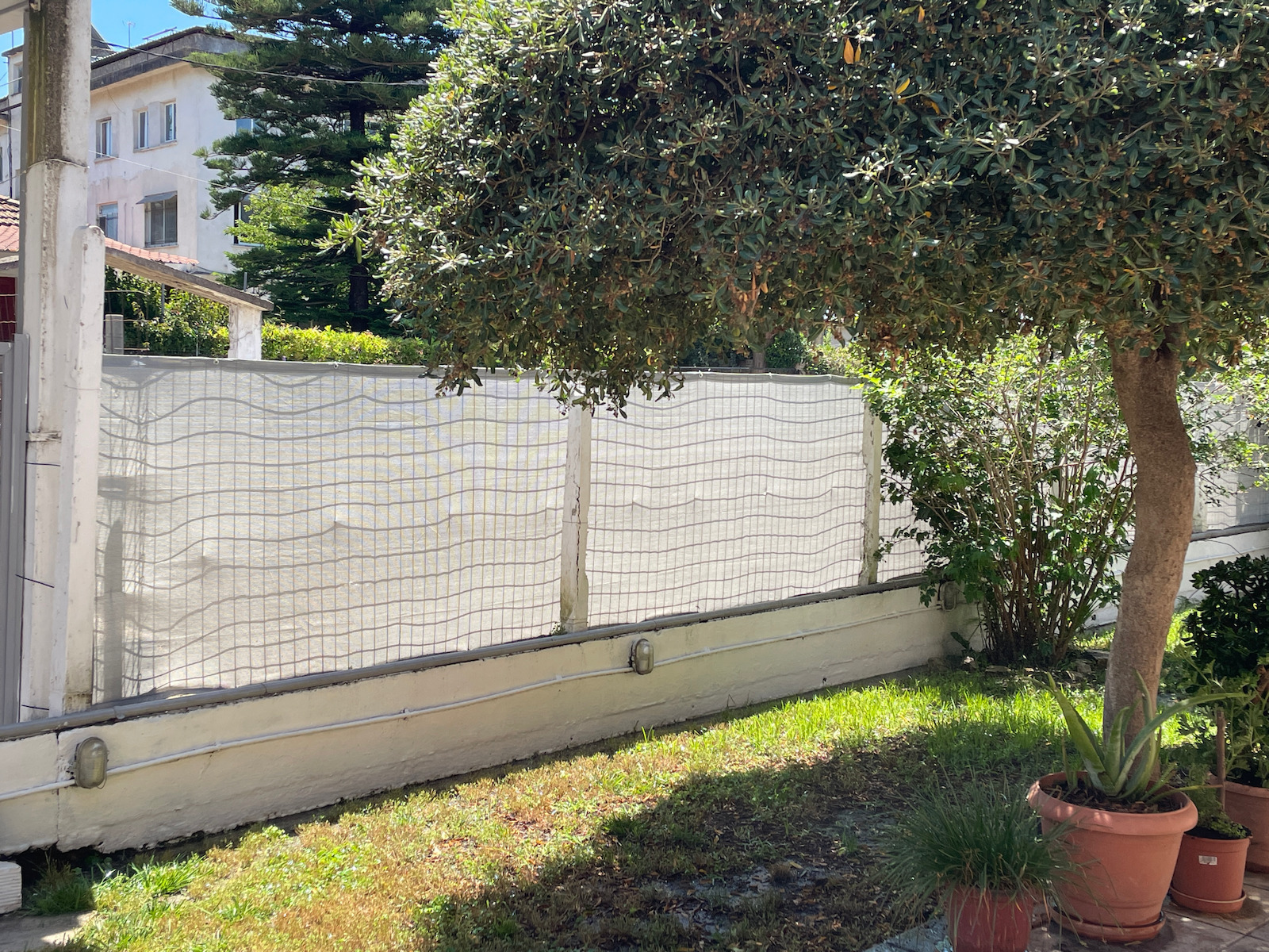 Grasher Rectangular Shade Divider Gray With Hoop 1.2x6m 160gr/m²