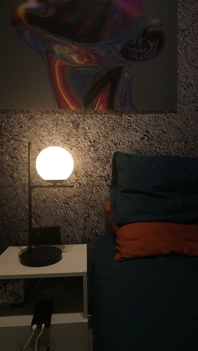 Trio Lighting Pure Metall Tischlampe für Fassung E14 mit Schwarz Basis