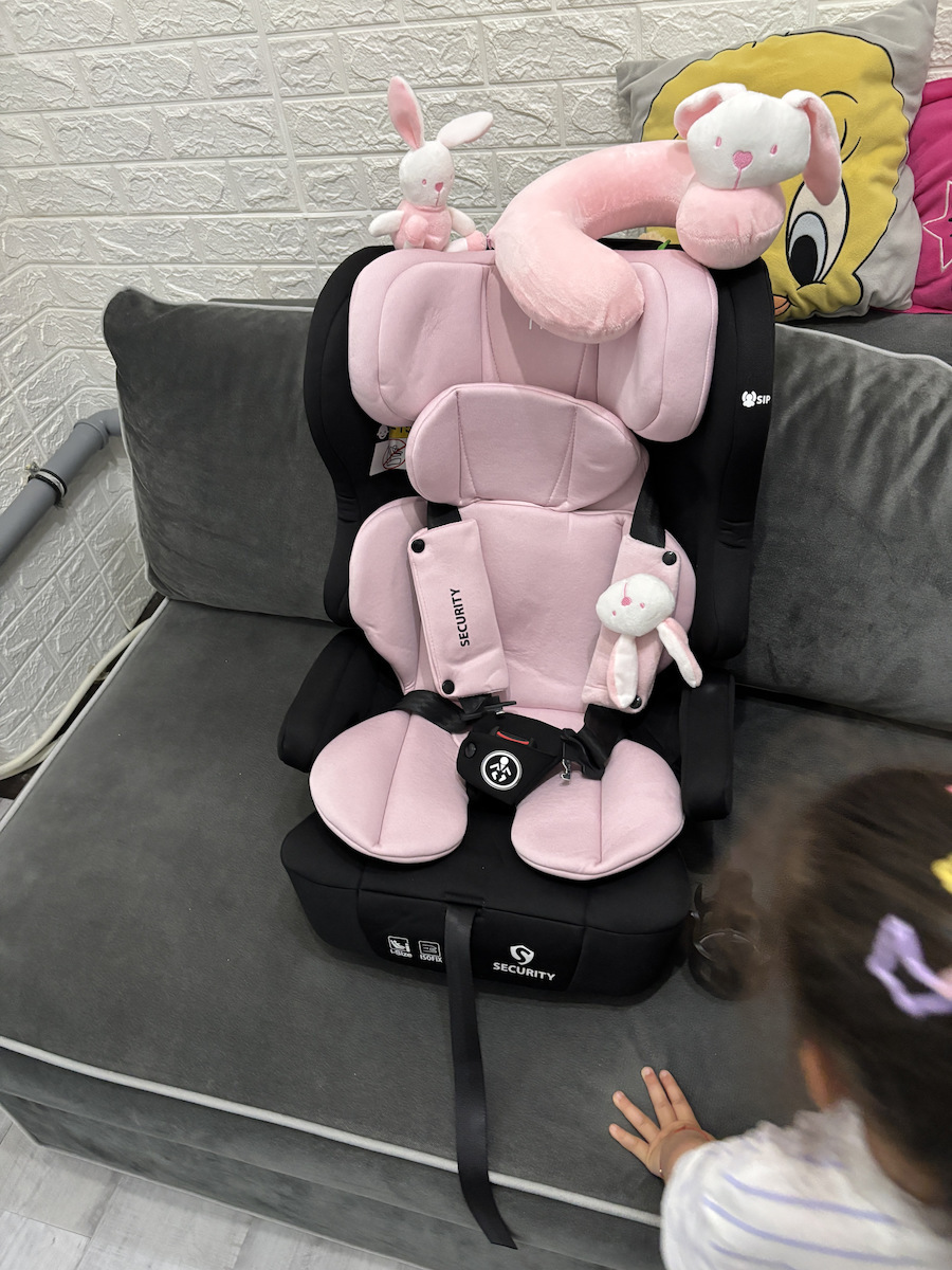 Moni Security Baby Car Seat i-Size with Isofix Midnight Black 9-36 kg