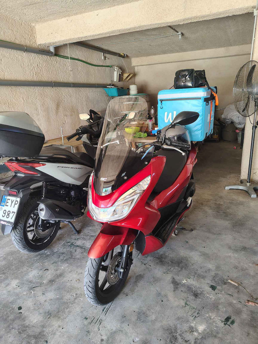 GP Kompozit Διάφανη Ζελατίνα Μοτοσυκλέτας για Honda PCX 125 093304119015