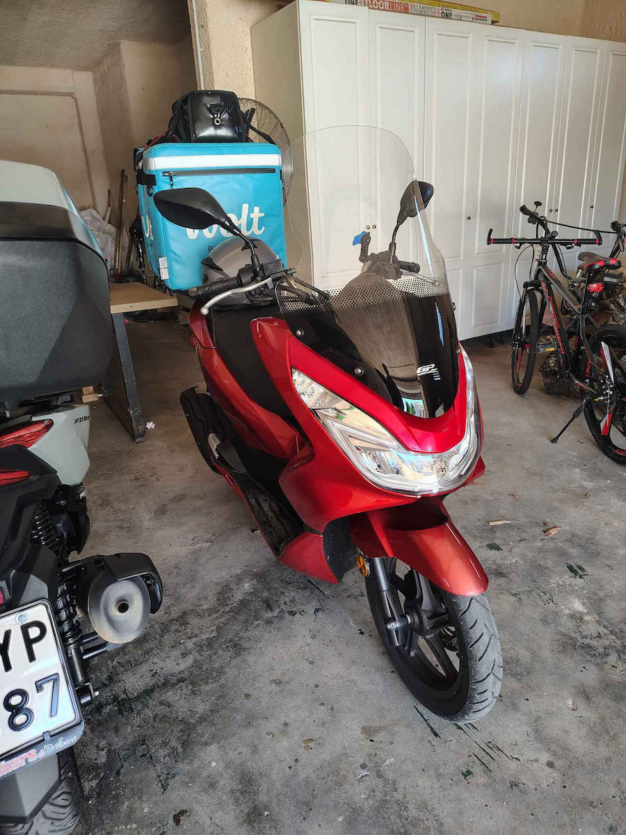 GP Kompozit Διάφανη Ζελατίνα Μοτοσυκλέτας για Honda PCX 125 093304119015