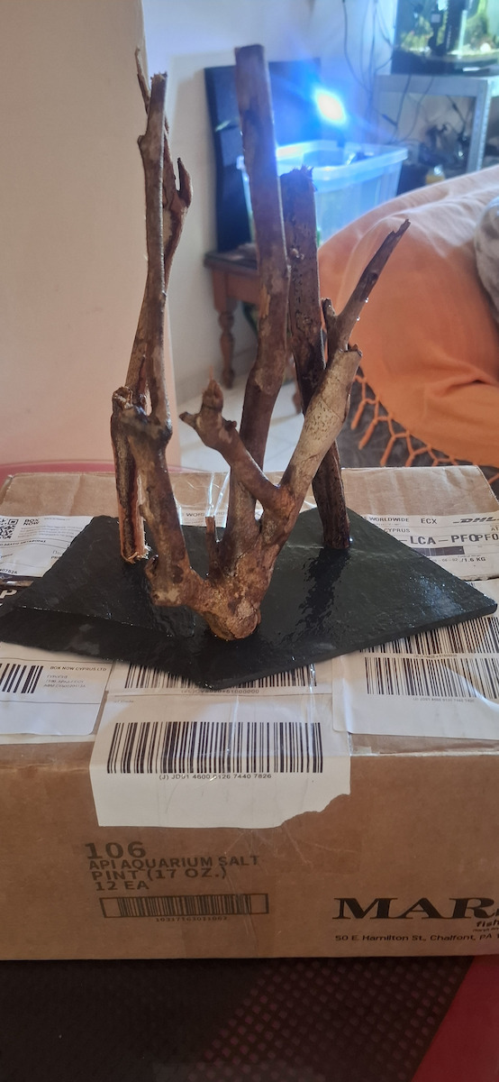 Aber Aquatic Aquarium Ornament Wooden