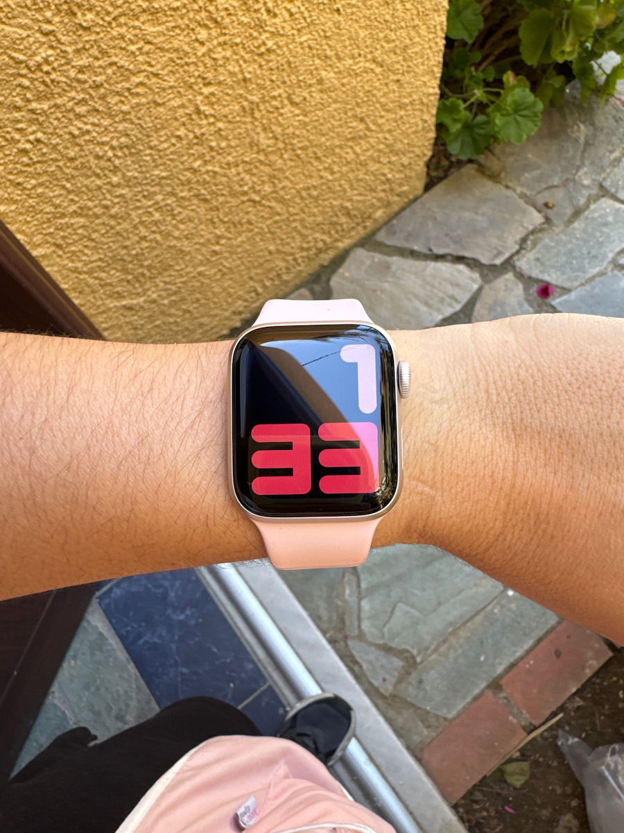Tech-Protect Armband Silikon Rosa (Apple Watch 38/40/41/42mm)