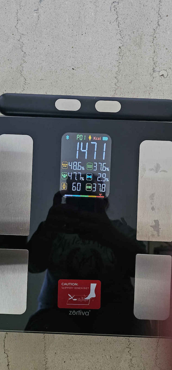 Iso Trade Smart Bathroom Scale 180kg Black