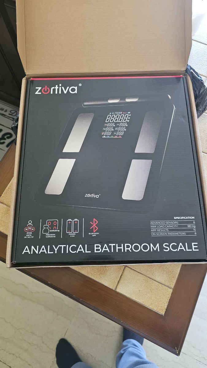 Iso Trade Smart Bathroom Scale 180kg Black