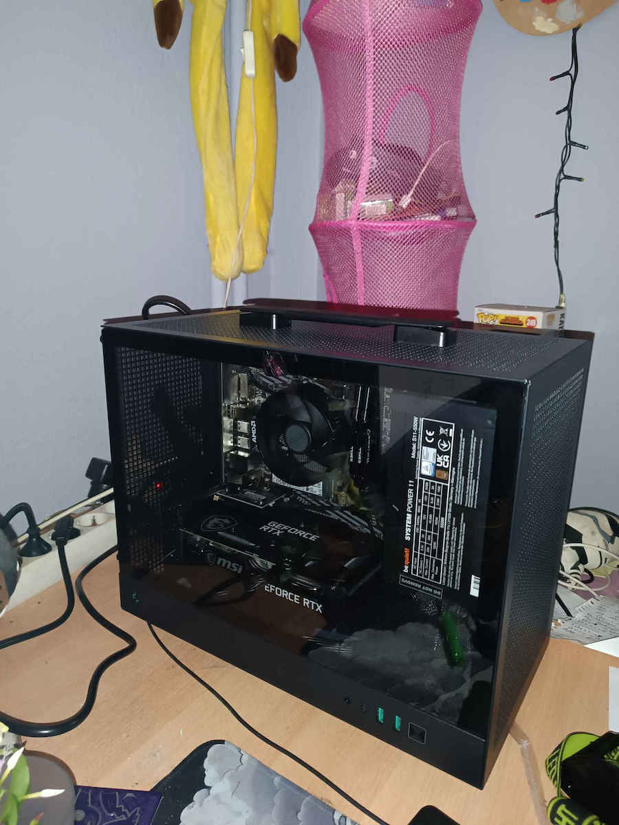 Deepcool CH160 Plus Gaming Mini Tower Κουτί Υπολογιστή με Πλαϊνό Παράθυρο Μαύρο