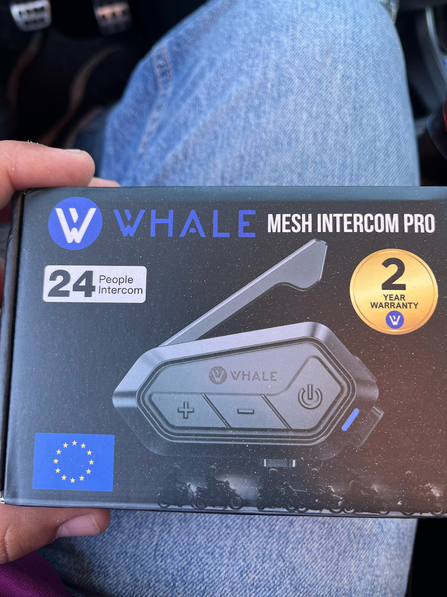 Whale Mesh Intercom Pro Einzelne Gegensprechanlage Für Motorradhelm Mit Bluetooth