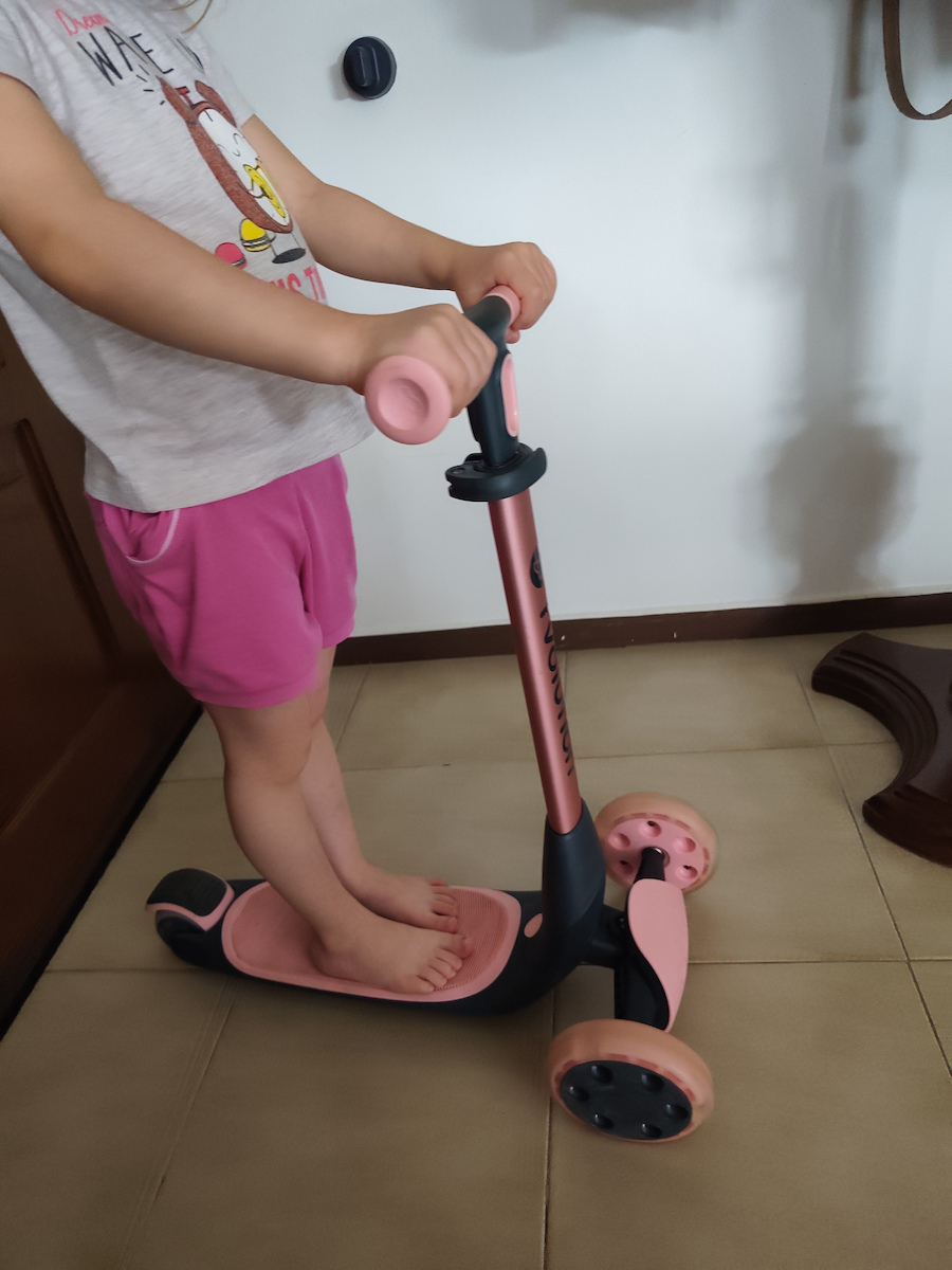 Y Volution Scuter Copii Pliabil YGlider NUA 3 Roți Pentru 3+ Ani Roșu