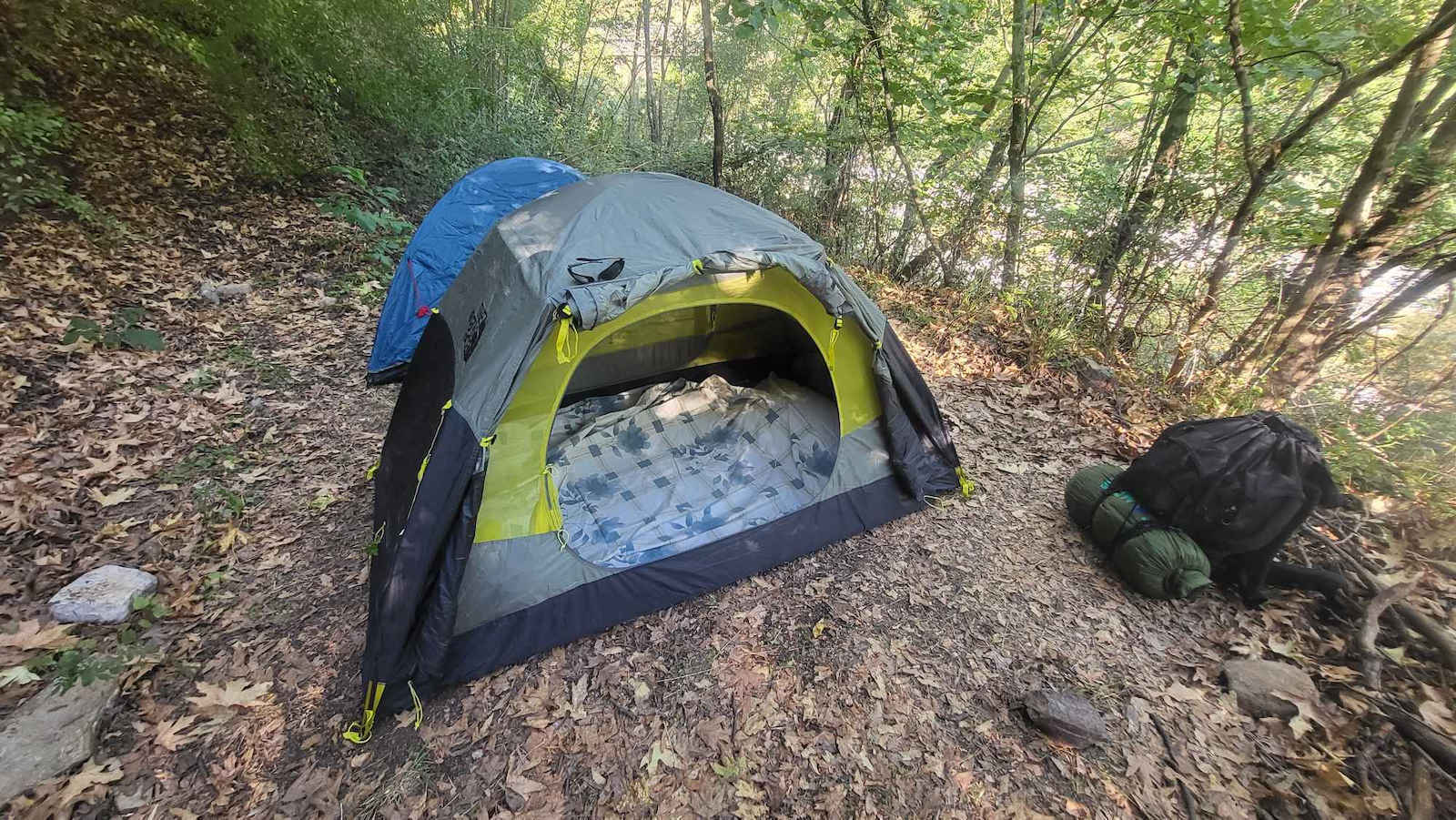The North Face Stormbreak 2 Cort De Camping Igloo Pentru Cățărare Verde Cu Dublu Material Pentru 2 Persoane Impermeabil 1200mm 221x127x109cm