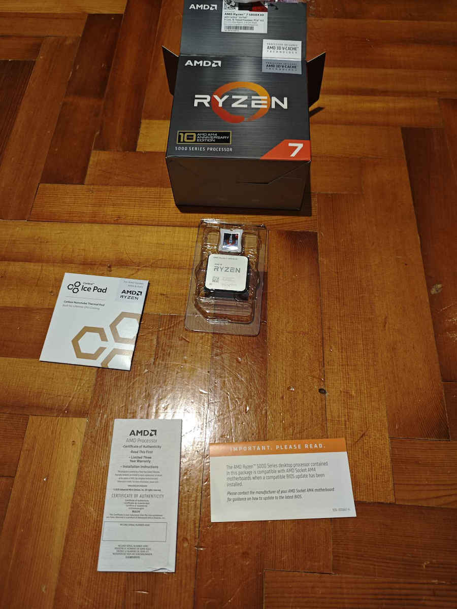 AMD Ryzen 7 5800X3D 10Years Anniversary Edition 3.4GHz Επεξεργαστής 8 Πυρήνων για Socket AM4 σε Κουτί