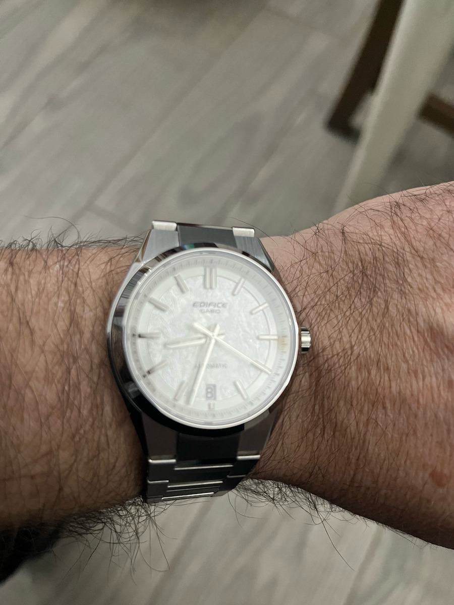 Casio Ceas Barbatesc Automat cu Brățară din Metal Argintie