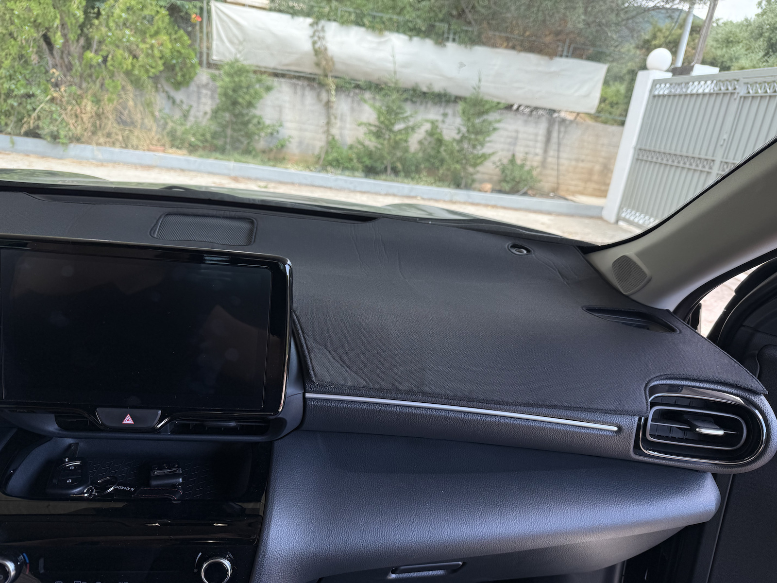 Toyota Yaris IV 2019+ Yaris Cross 2021+ Ohne HUD Digitales Armaturenbrett Abdeckung Schwarz