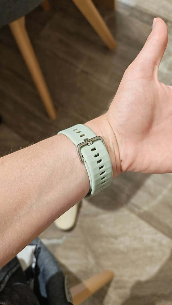 Techsuit Watchband W061 Λουράκι Σιλικόνης Light Green (Huawei Watch Fit 3 / 4 / 4 Pro / 5 / 5 Pro)
