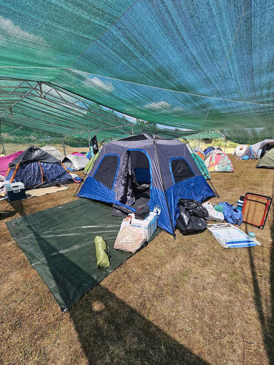 vidaXL Corturi De Camping Portocalii Pentru 6 Persoane 310x275x200cm