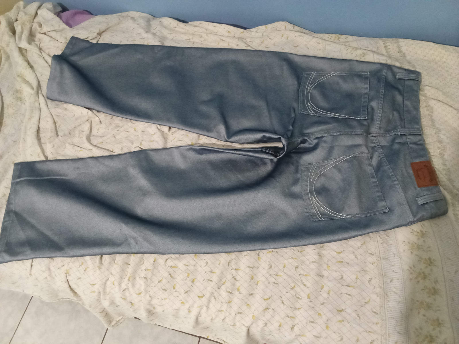 Men's Jeans Pants with Relaxed Baggy Fit Grey