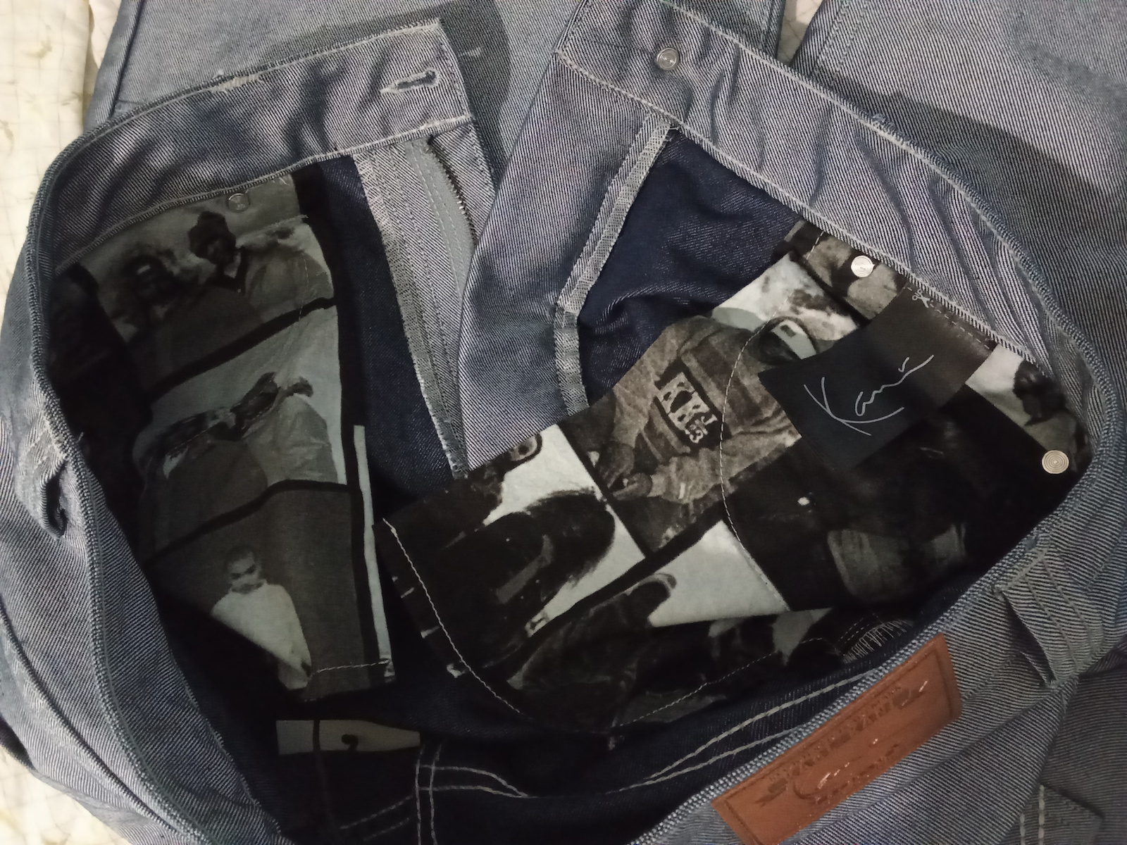 Men's Jeans Pants with Relaxed Baggy Fit Grey
