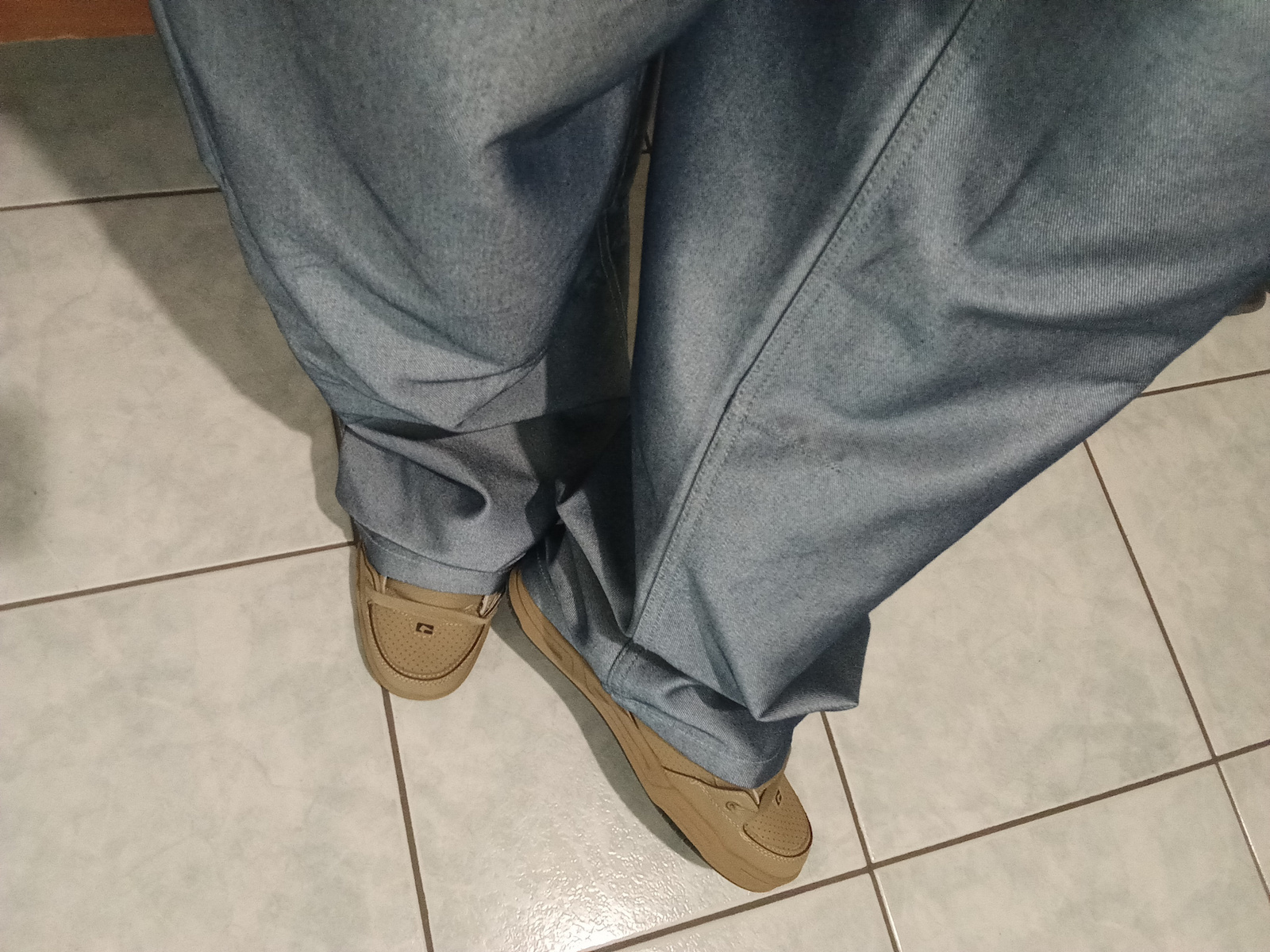 Men's Jeans Pants with Relaxed Baggy Fit Grey