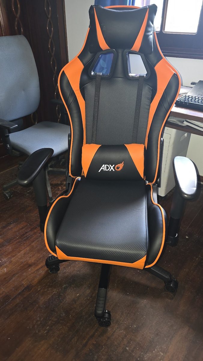 ADX Firebase Jr. Race 24 Геймърски стол Black/Orange