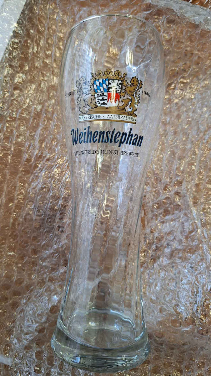 Weihenstephaner Brauerei Glass Beer, μπίρας made of Glass 500ml