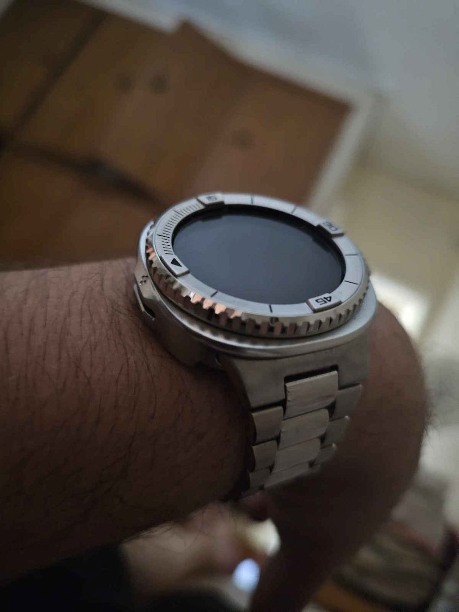 Spigen Tune Pro Προστατευτικό Bezel σε Ασημί χρώμα για Samsung Galaxy Watch 8 Classic 46mm