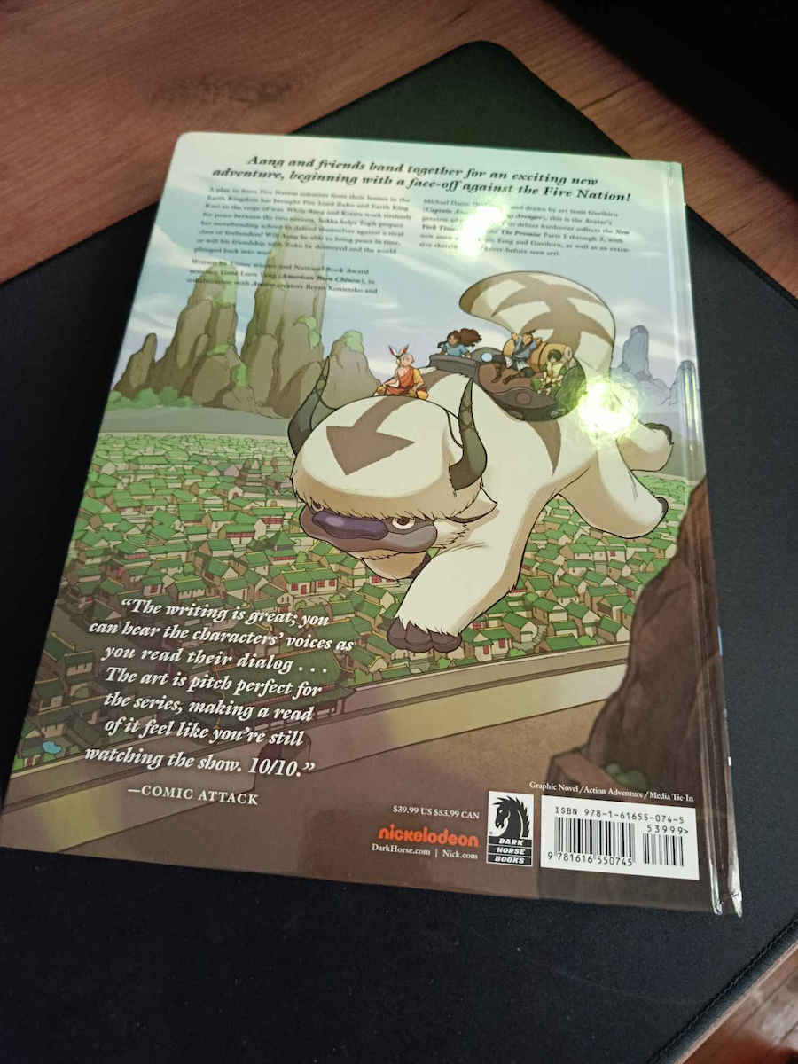 Avatar, The Last Airbender - The Promise Library Edition
