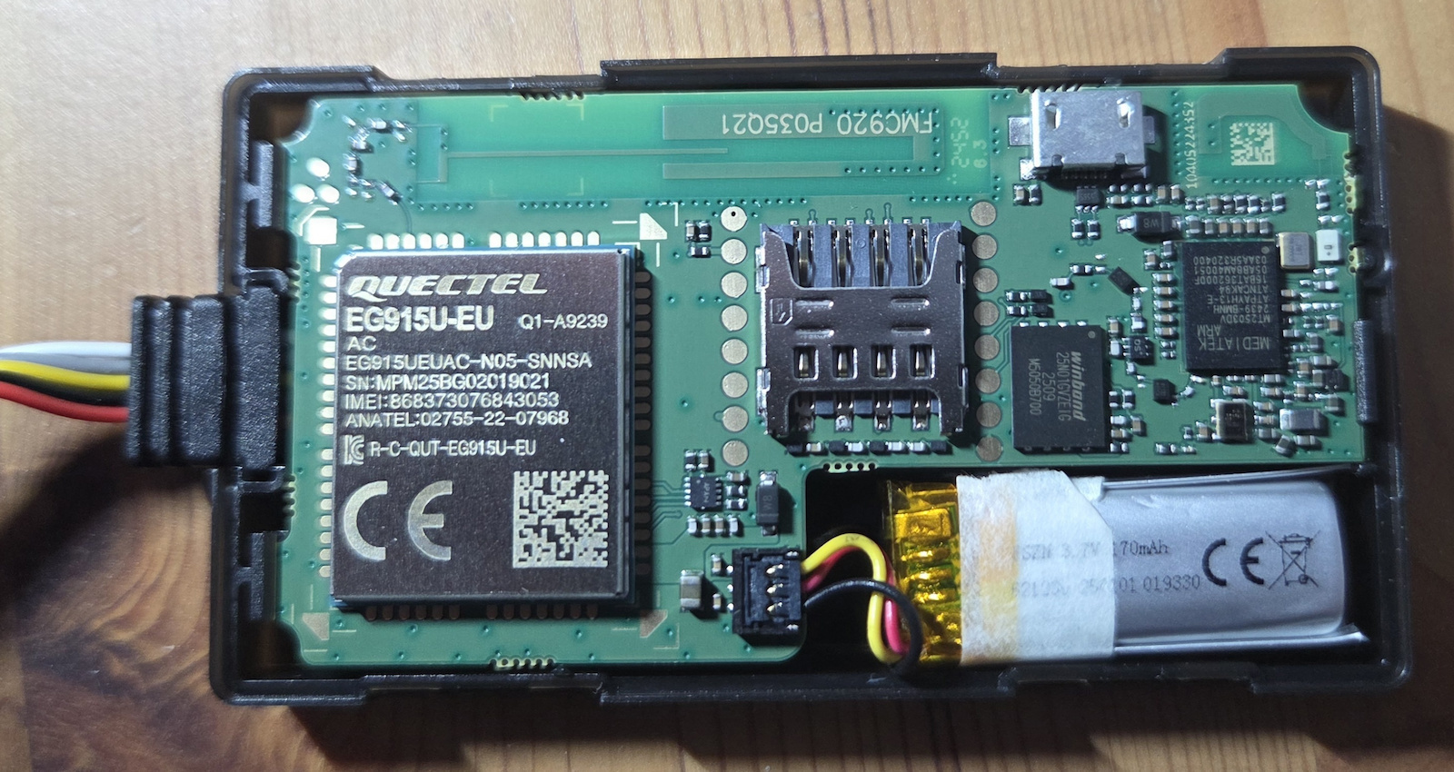 Teltonika FMC920 (M5M01) IP54 GPS-Tracker mit GSM, GPRS, 4G, Bluetooth für Autos