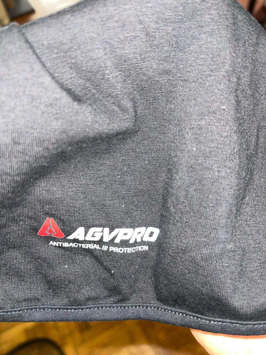 AGVpro Full Face Motorcycle Rider Balaclava made of Polyester Black Color