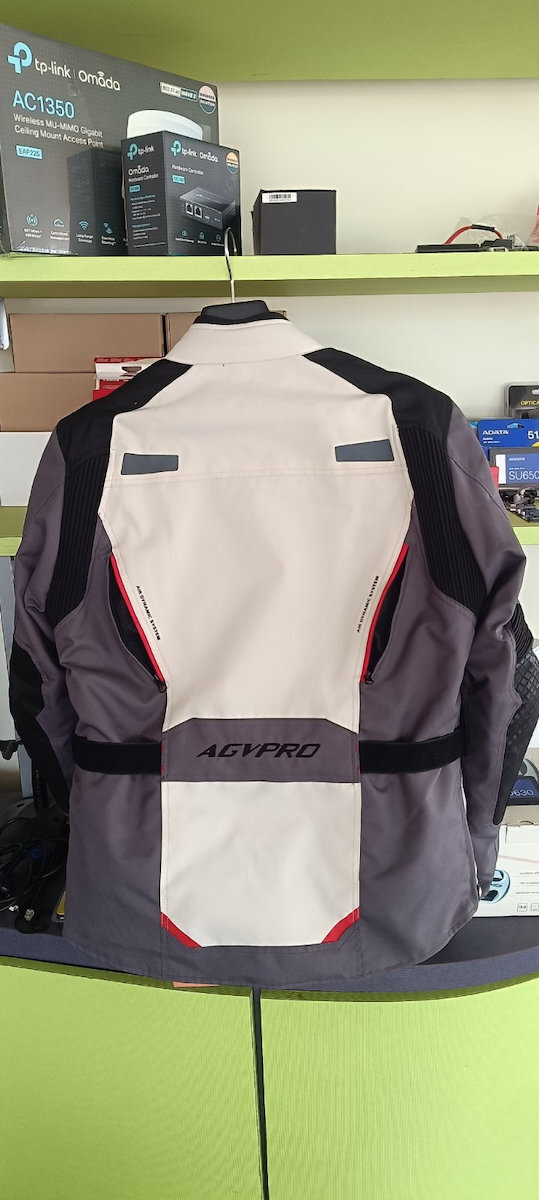 AGVpro Tornado Bărbătesc Geacă de motocicletă 4 Sezoane Waterproof Negru