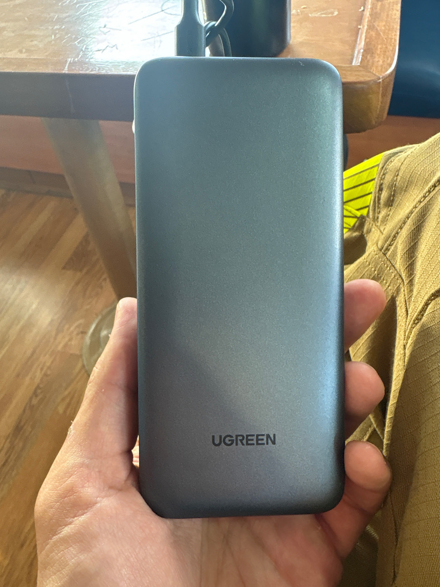 Ugreen PB532 Power Bank 20000mAh 30W with USB-A Port and 2 USB-C Ports Power Delivery / Quick Charge / PPS Grey