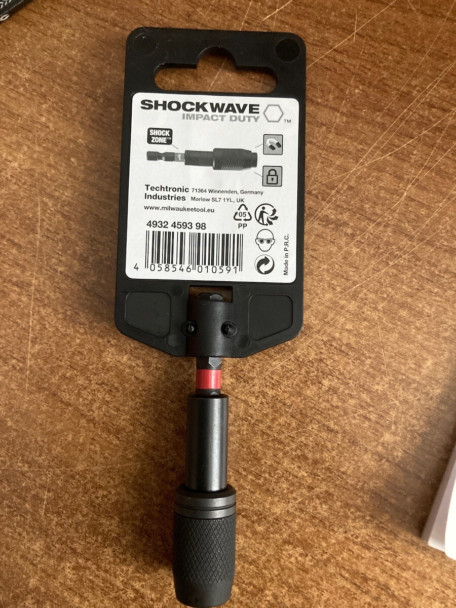 Milwaukee Adapter with Socket HEX and Output Bit Holder