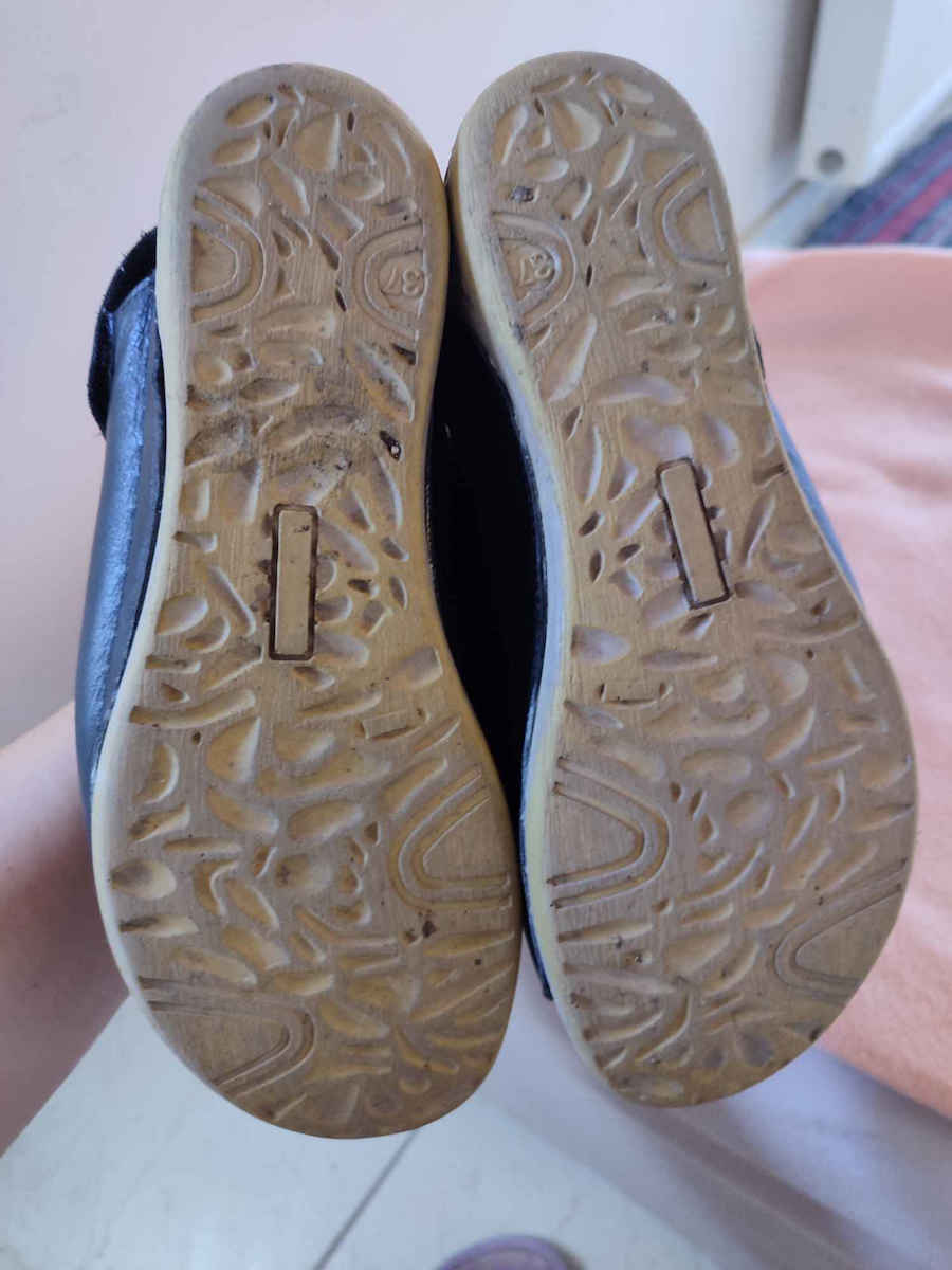 Leder Sandalen Anatomisch Schwarz