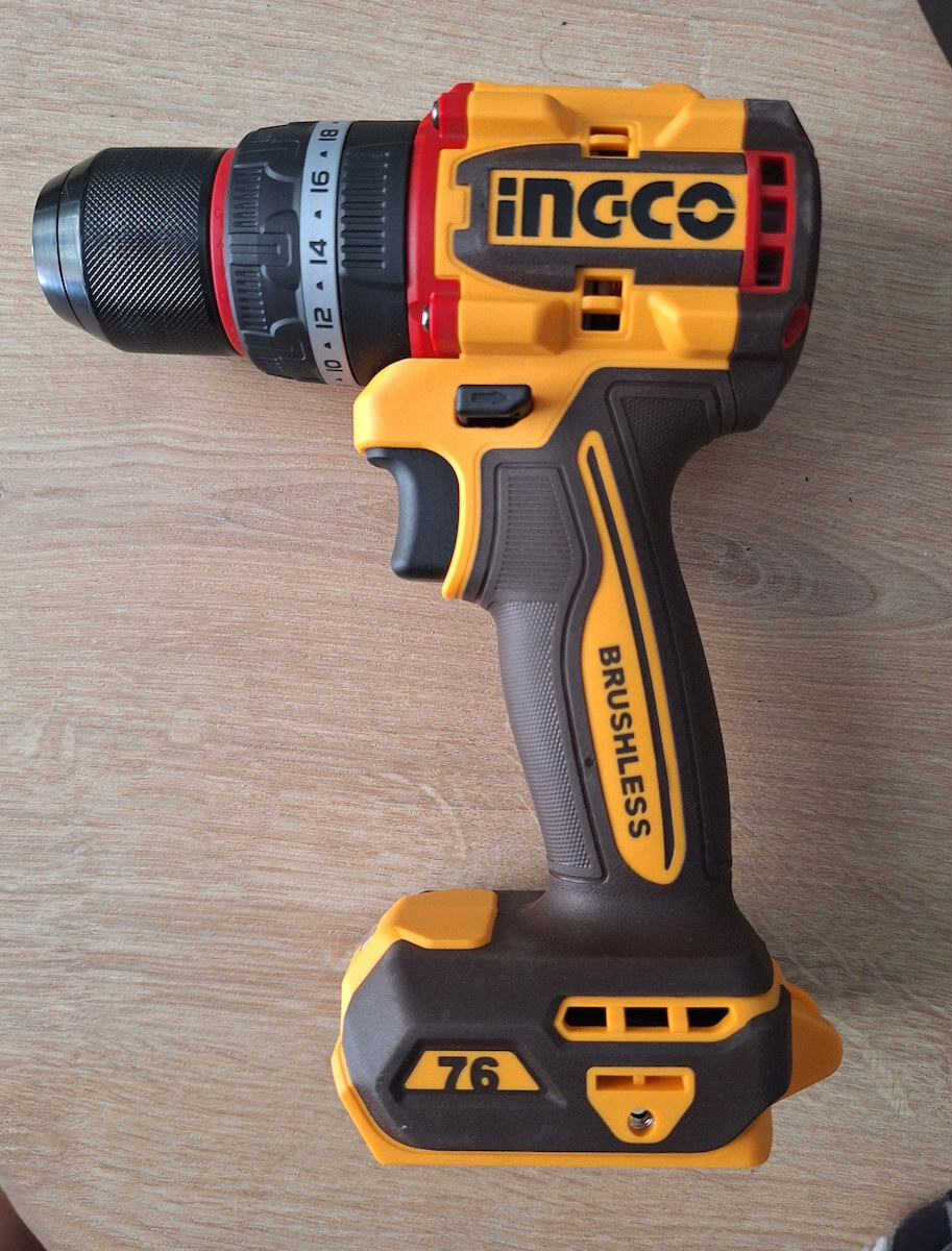 Ingco CIDLI207681E Percussive Battery Drill Driver Solo Brushless 20V