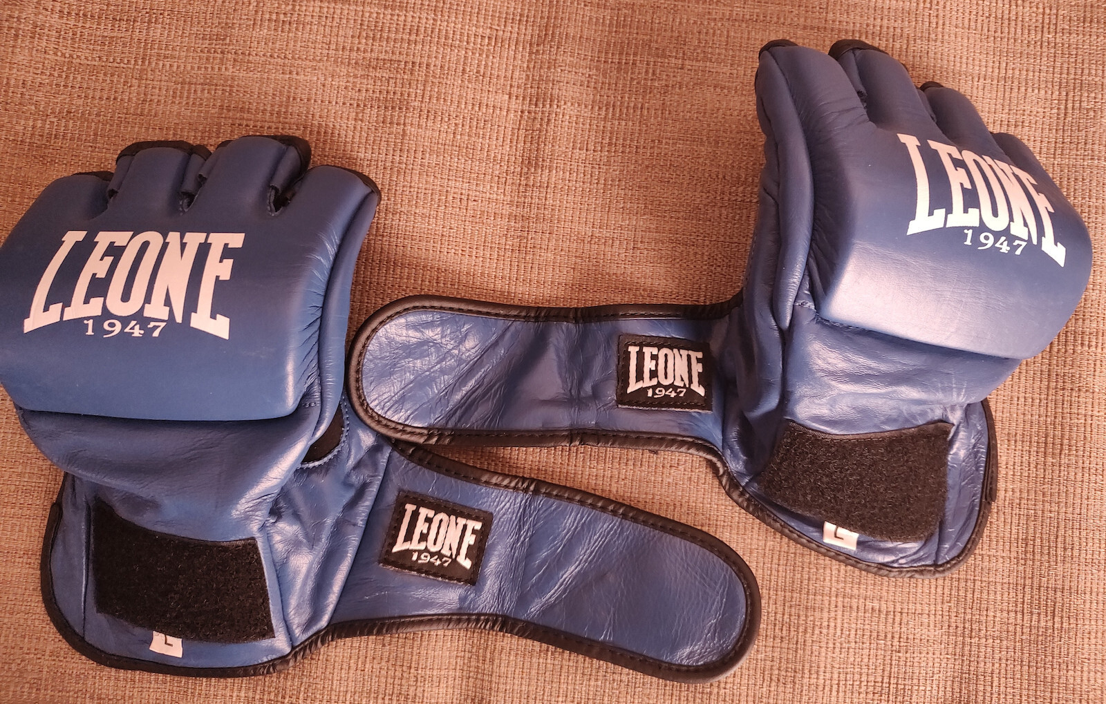 Leone Contest MMA Leather Gloves Red