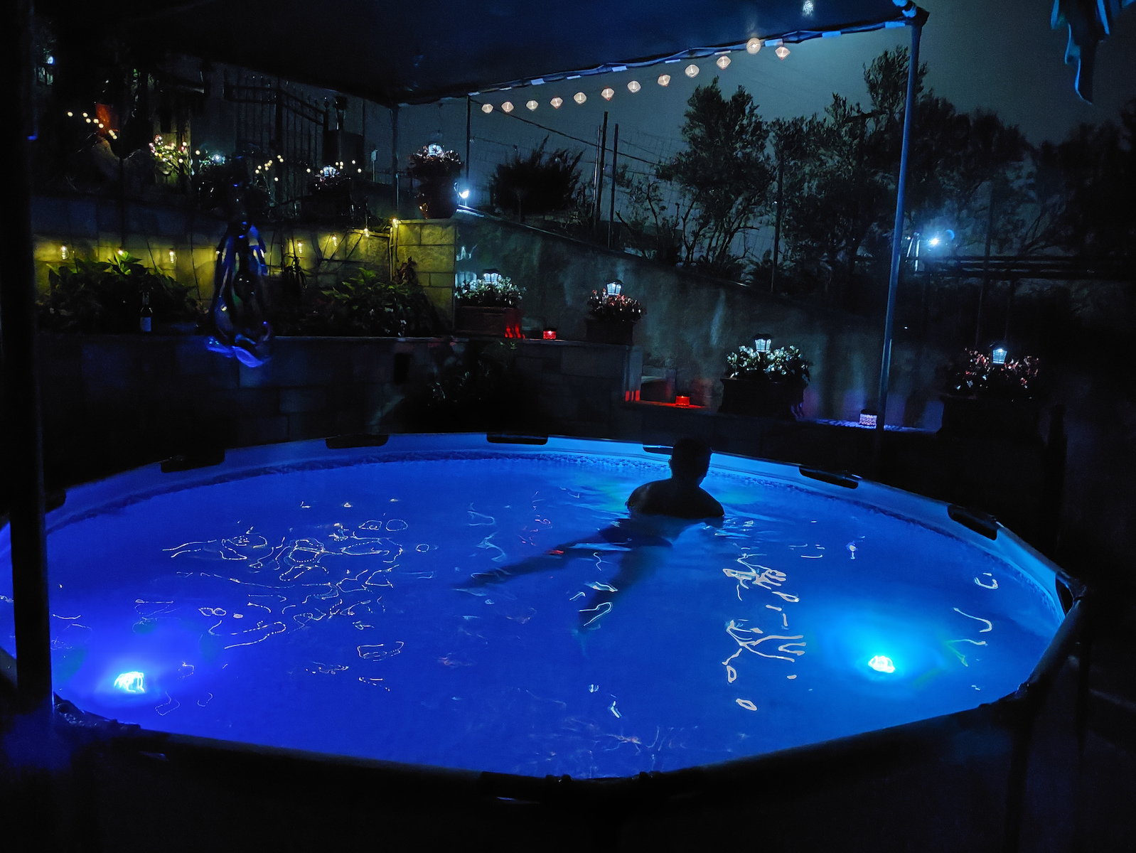 Bestway Round Swimming Pool 6473lt with Metallic Frame 366x76cm White