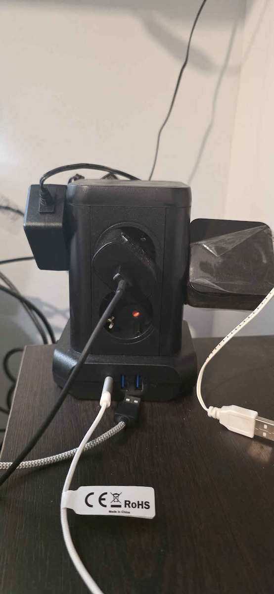 Brennenstuhl Power Strip 8 Positions with Switch and Cable 2m