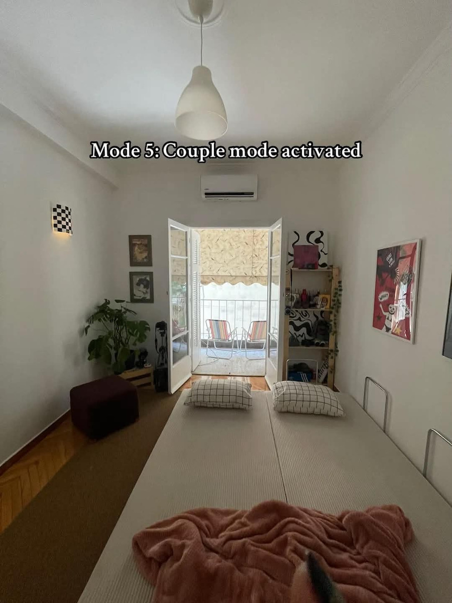 Διθέσιος Καναπές Κρεβάτι Μπεζ 90x200x45εκ.
