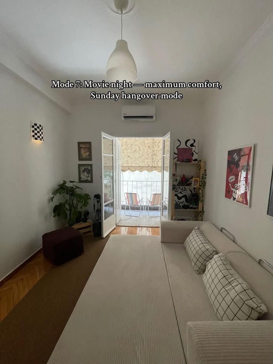 Διθέσιος Καναπές Κρεβάτι Μπεζ 90x200x45εκ.