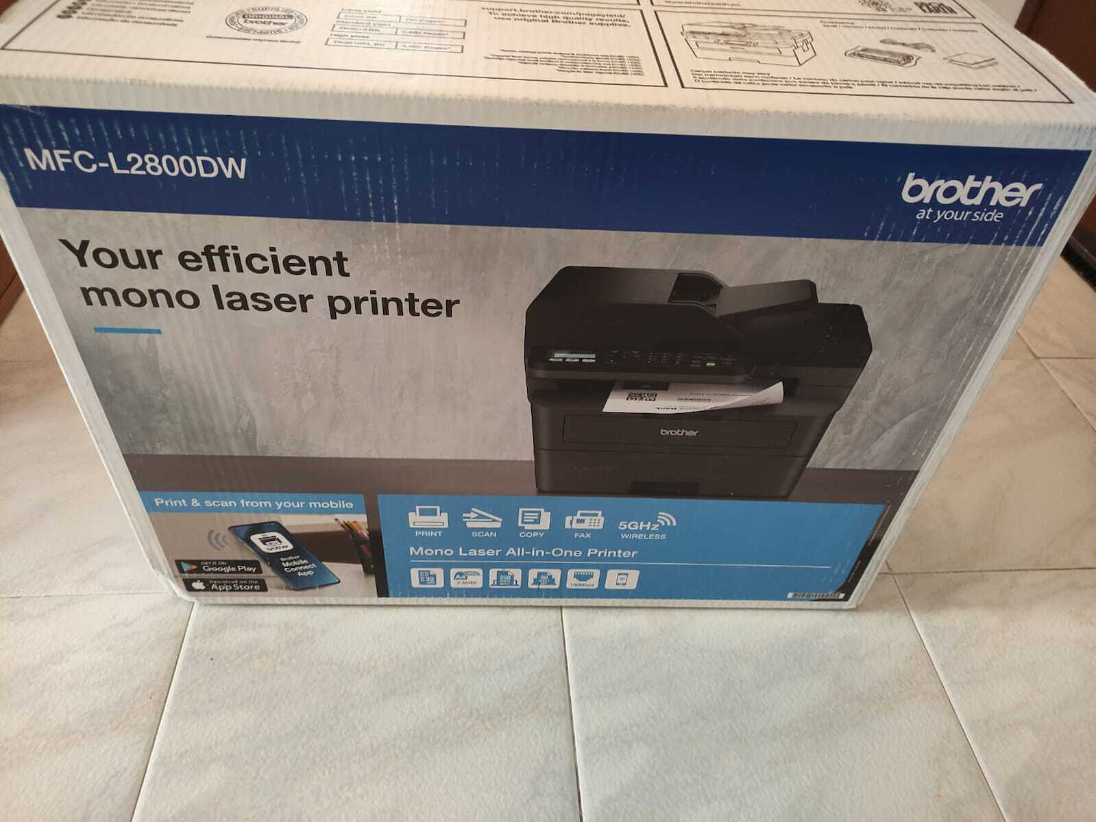 Brother Ασπρόμαυρο Πολυμηχάνημα Laser με WiFi και Mobile Print MFC-L2800DWRE1