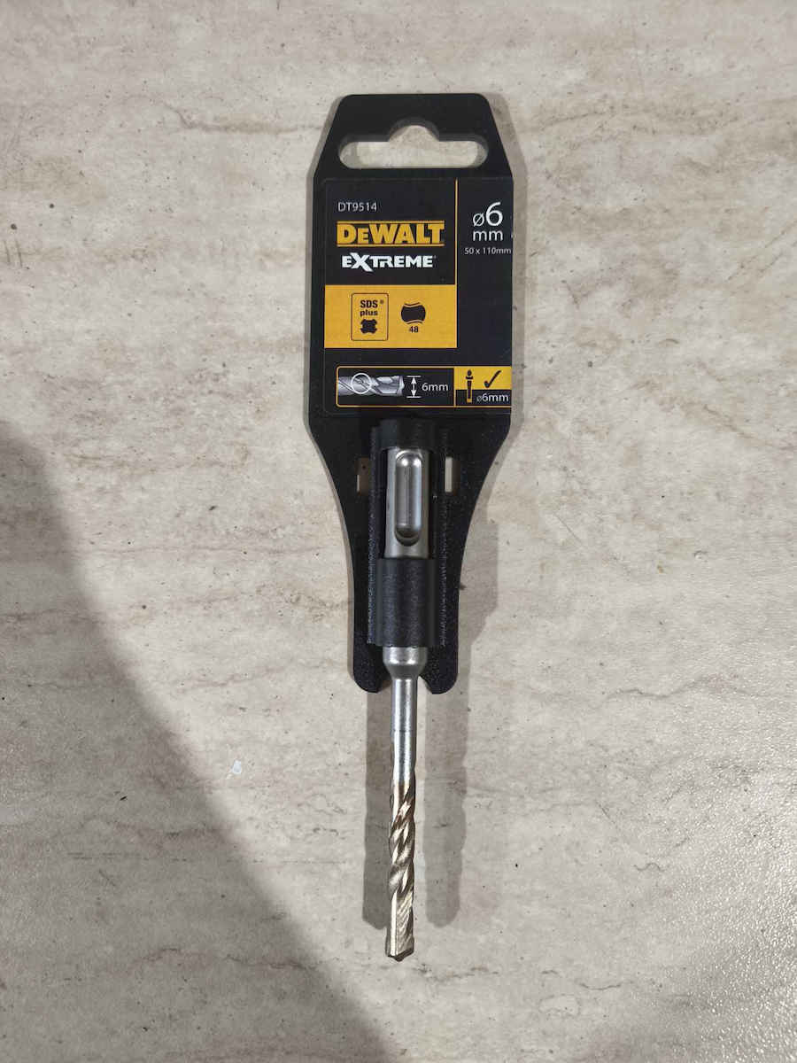 DEWALT Extreme Bohrer Hartmetall mit SDS Plus Schaft für Gemäuer 6x50mm