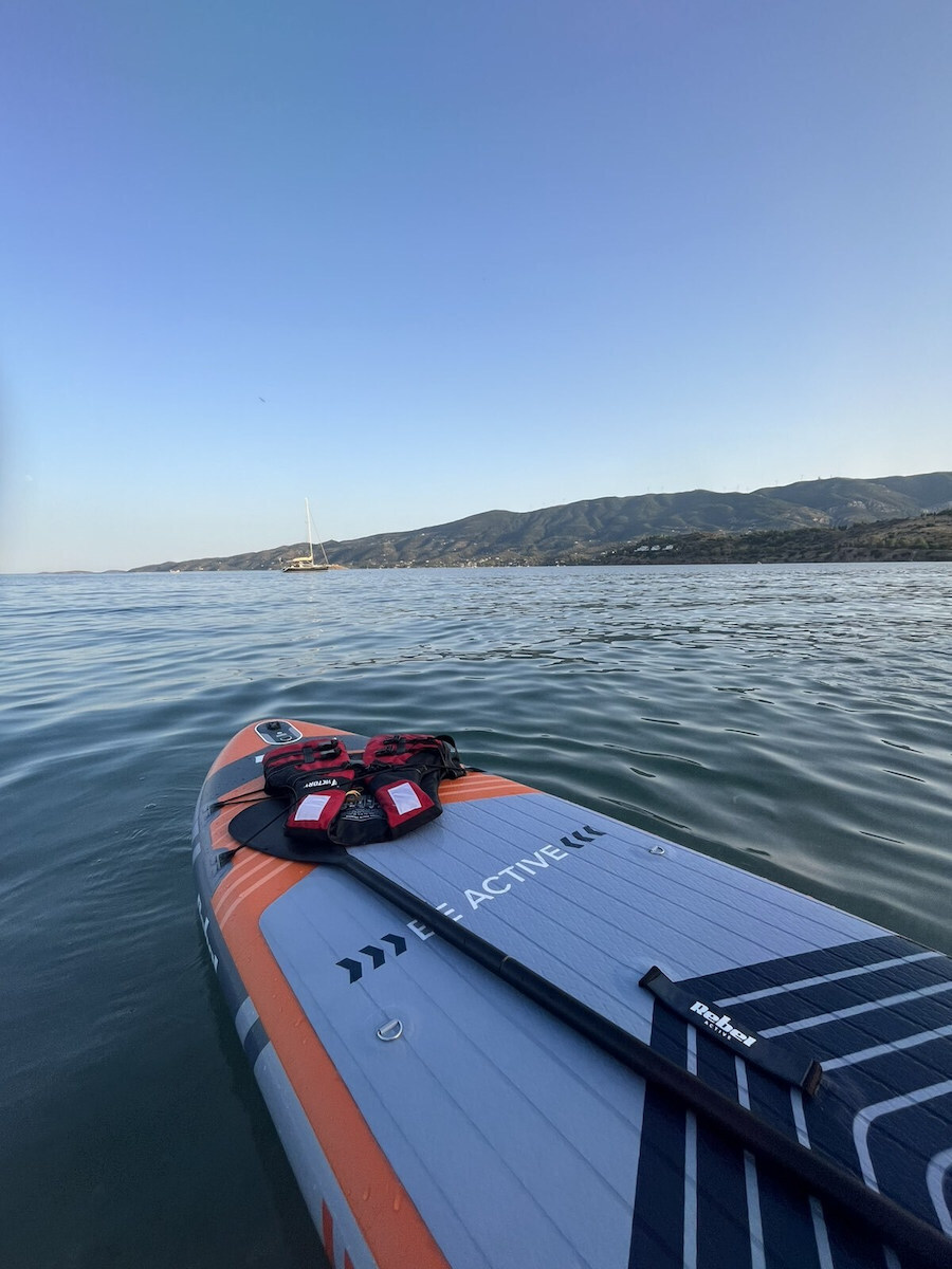RBA-4507 Φουσκωτή Σανίδα SUP / Kayak με Μήκος 3.35m Πορτοκαλί