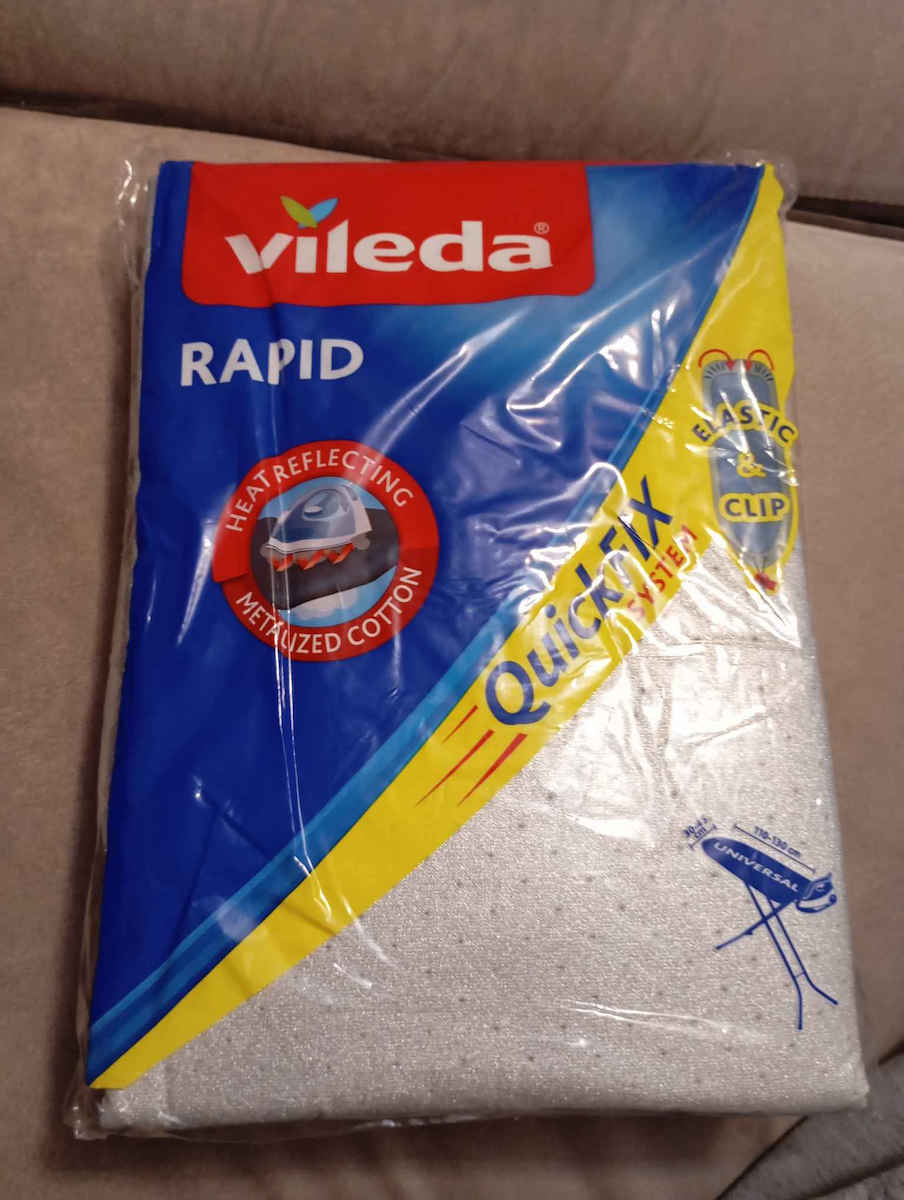 Vileda Rapid Ironing Board Cover Gray 130x45cm