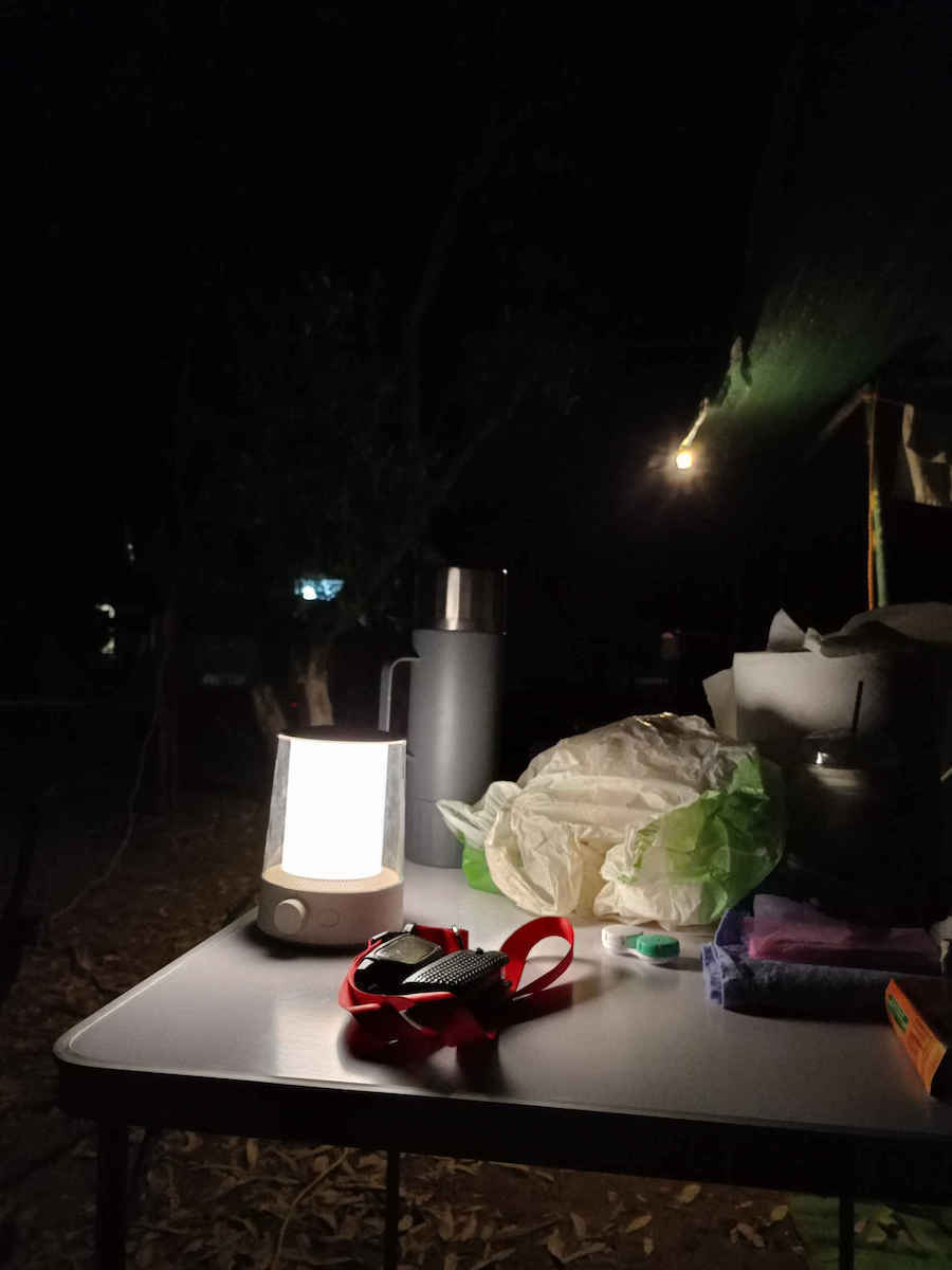 Xiaomi Φανάρι Led Μπαταρίας για Camping Αδιάβροχο με Φακό 120lm Πολύχρωμο